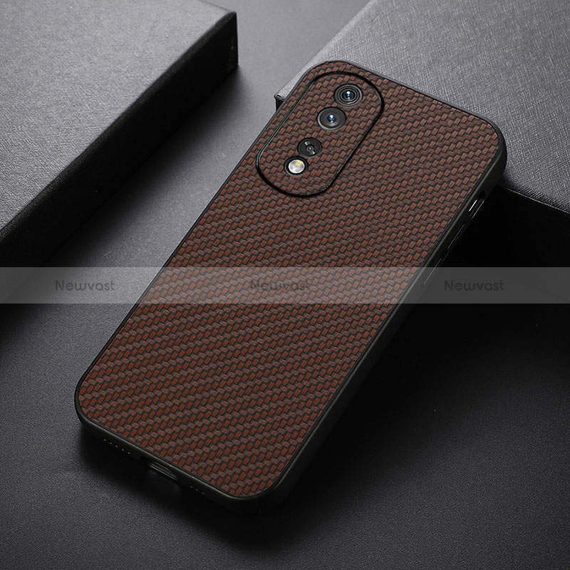 Soft Luxury Leather Snap On Case Cover B07H for Huawei Honor 80 Pro 5G