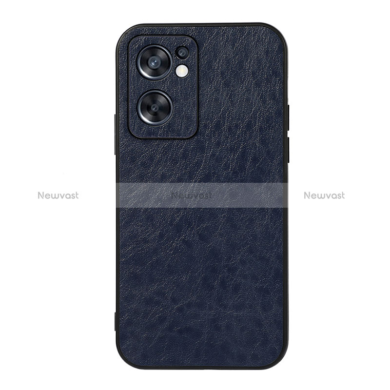 Soft Luxury Leather Snap On Case Cover B07H for Oppo Reno7 SE 5G