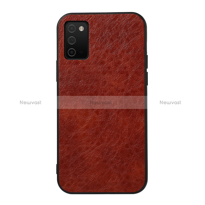 Soft Luxury Leather Snap On Case Cover B07H for Samsung Galaxy M02s