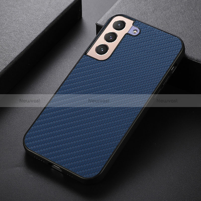 Soft Luxury Leather Snap On Case Cover B07H for Samsung Galaxy S25 Plus 5G