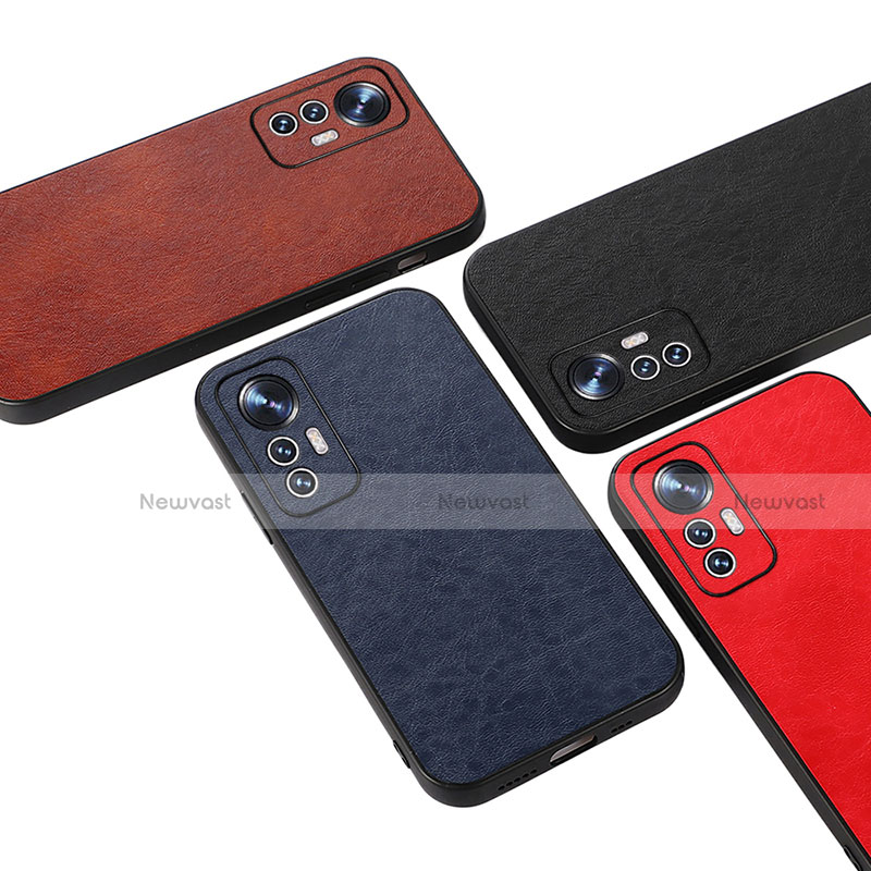 Soft Luxury Leather Snap On Case Cover B07H for Xiaomi Mi 12 5G