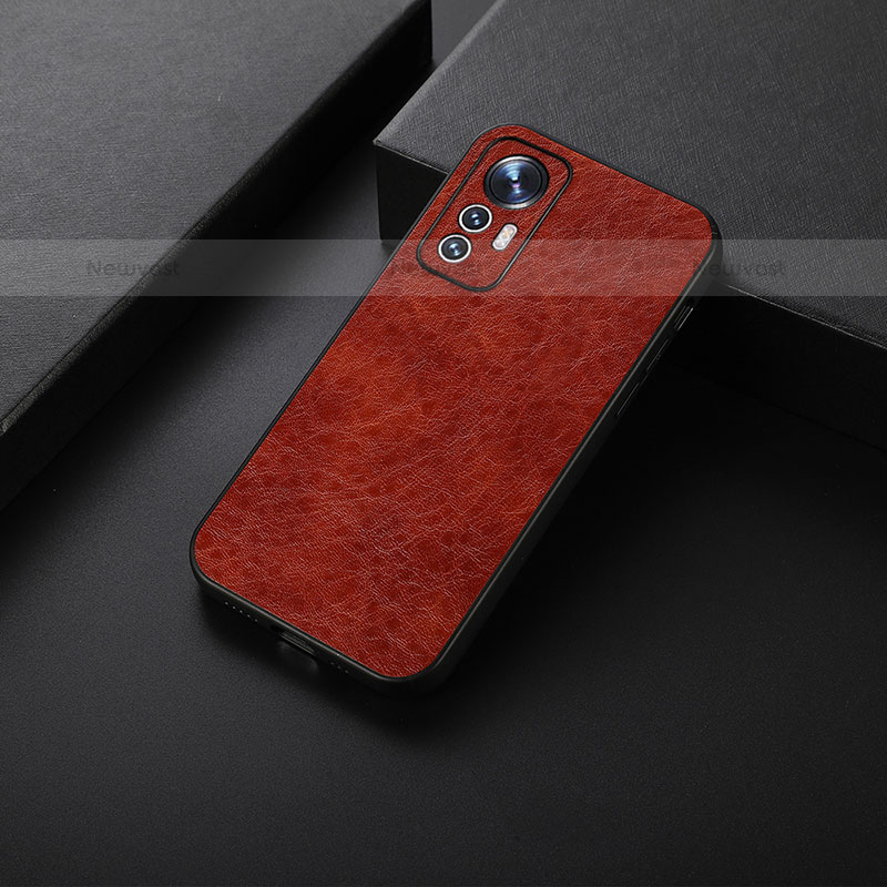 Soft Luxury Leather Snap On Case Cover B07H for Xiaomi Mi 12S 5G