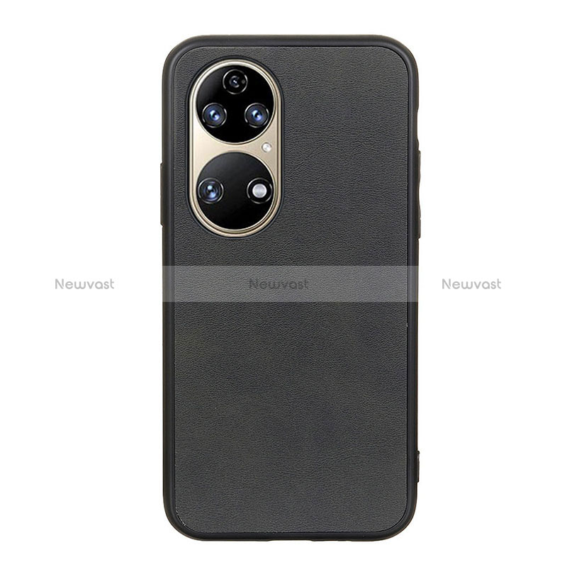 Soft Luxury Leather Snap On Case Cover B08H for Huawei P50