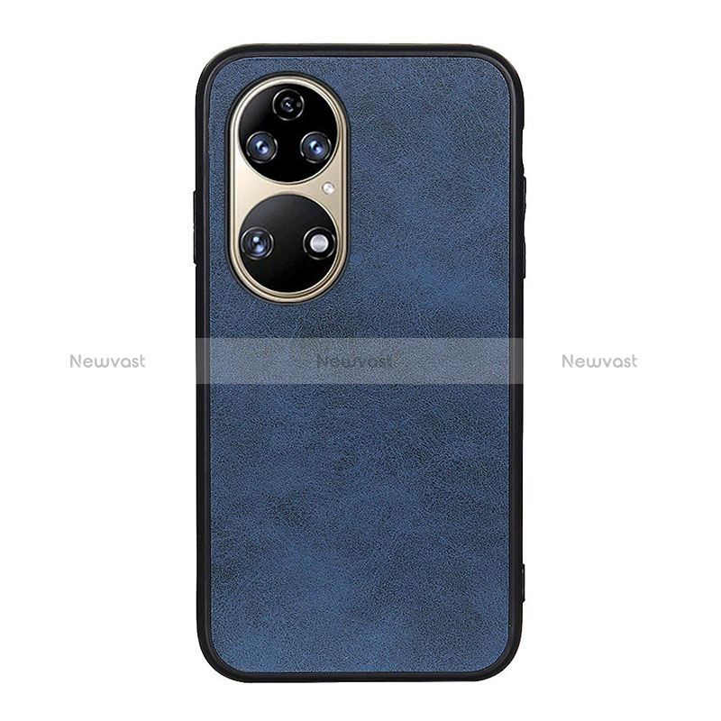 Soft Luxury Leather Snap On Case Cover B08H for Huawei P50