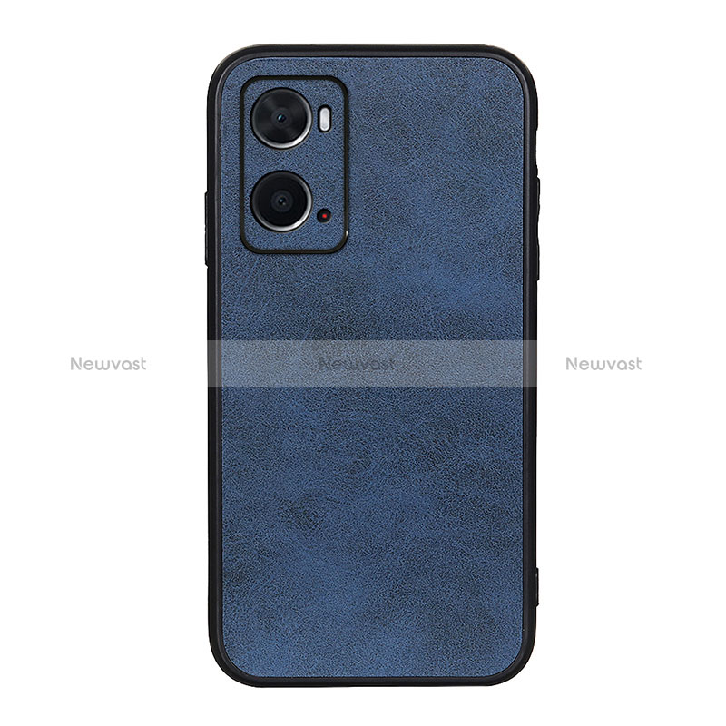 Soft Luxury Leather Snap On Case Cover B08H for Oppo A76