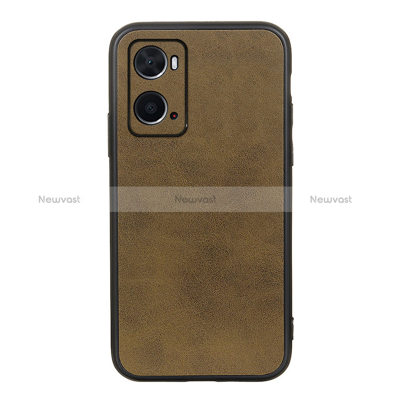 Soft Luxury Leather Snap On Case Cover B08H for Oppo A76