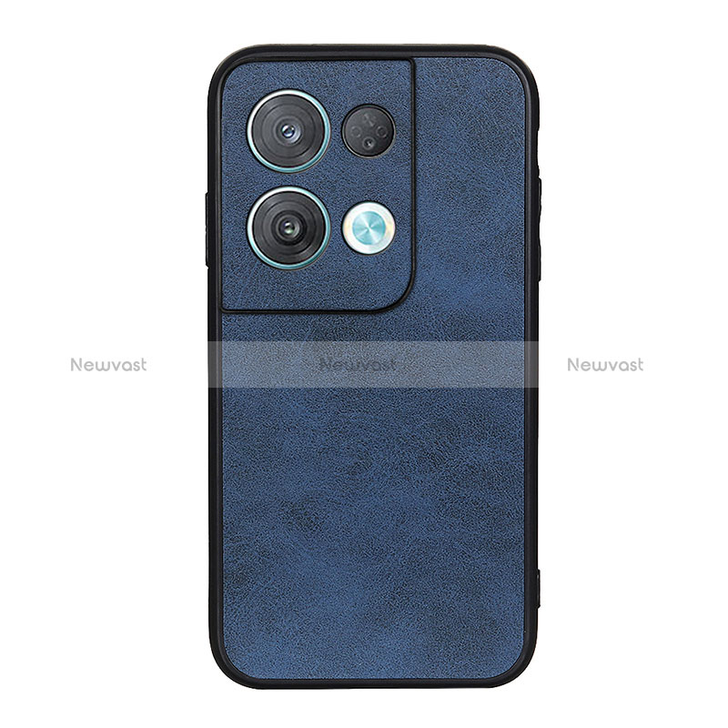 Soft Luxury Leather Snap On Case Cover B08H for Oppo Reno8 Pro 5G