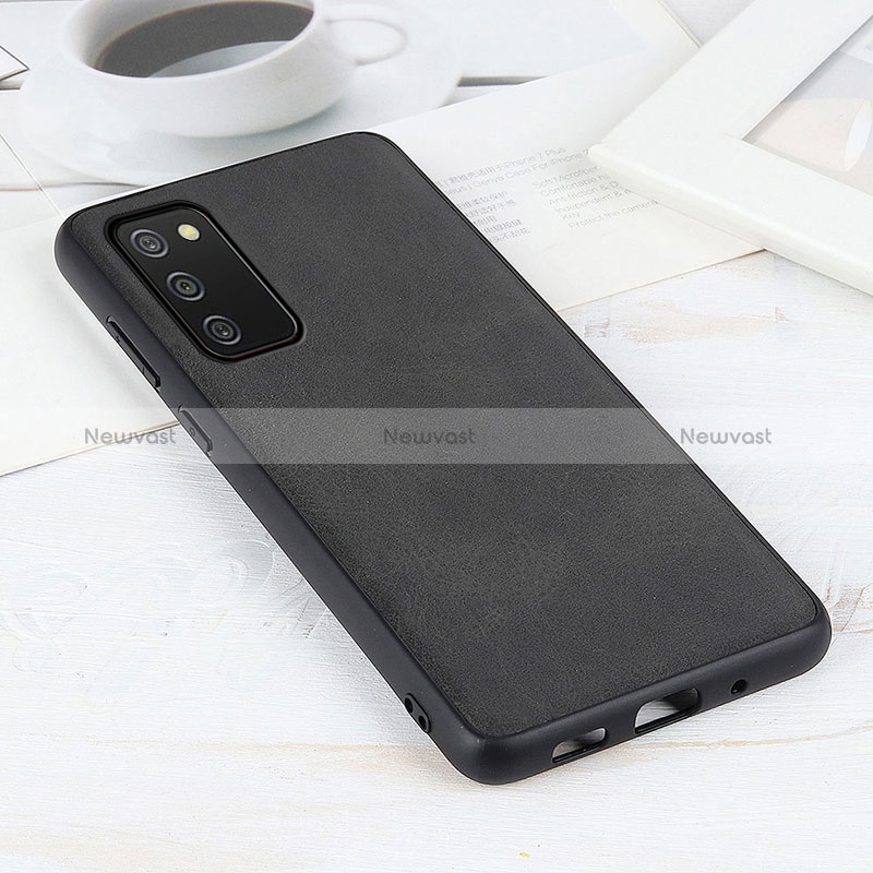 Soft Luxury Leather Snap On Case Cover B08H for Samsung Galaxy M02s
