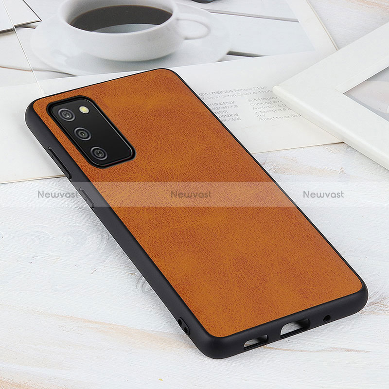 Soft Luxury Leather Snap On Case Cover B08H for Samsung Galaxy M02s