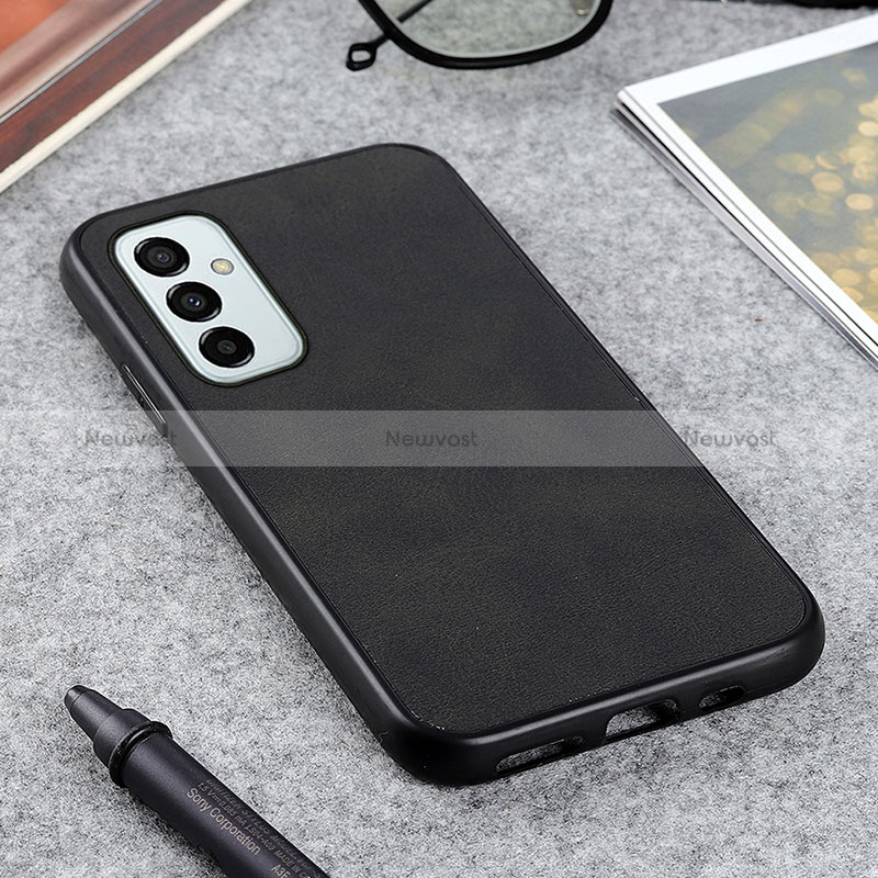 Soft Luxury Leather Snap On Case Cover B08H for Samsung Galaxy M23 5G