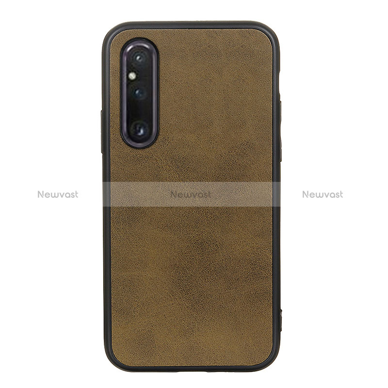 Soft Luxury Leather Snap On Case Cover B08H for Sony Xperia 1 V