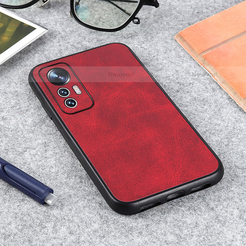 Soft Luxury Leather Snap On Case Cover B08H for Xiaomi Mi 12 Lite 5G