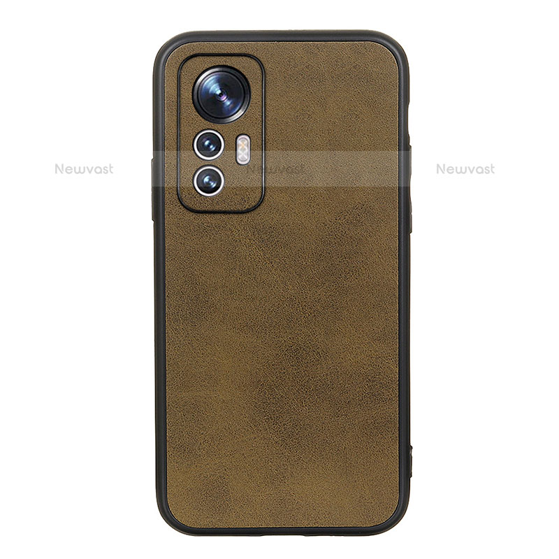 Soft Luxury Leather Snap On Case Cover B08H for Xiaomi Mi 12 Pro 5G