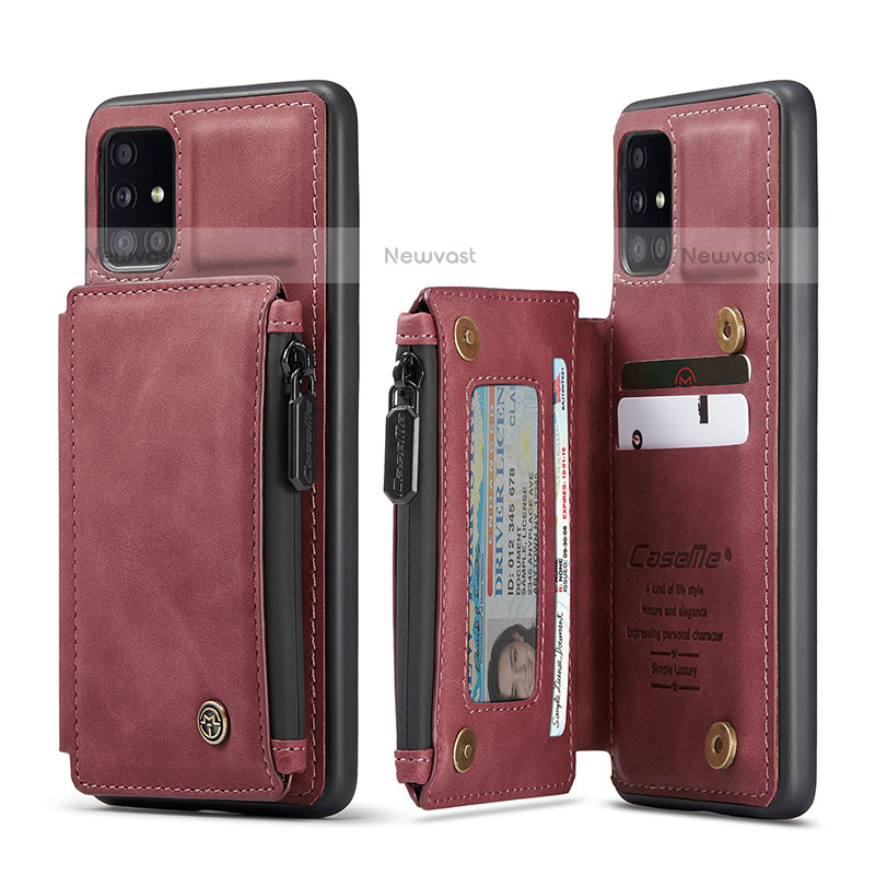 Soft Luxury Leather Snap On Case Cover C01S for Samsung Galaxy A51 4G