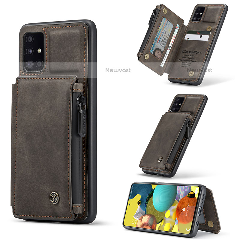 Soft Luxury Leather Snap On Case Cover C01S for Samsung Galaxy A51 4G