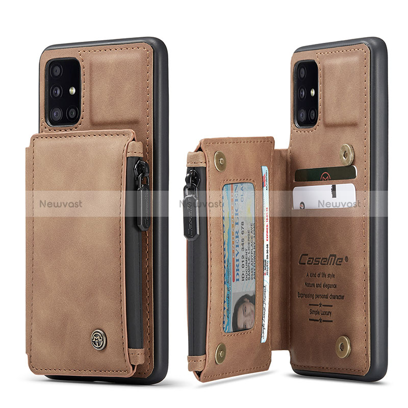 Soft Luxury Leather Snap On Case Cover C01S for Samsung Galaxy A51 5G
