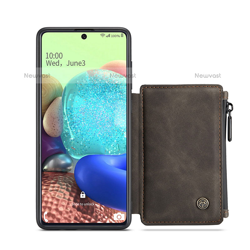 Soft Luxury Leather Snap On Case Cover C01S for Samsung Galaxy A71 4G A715
