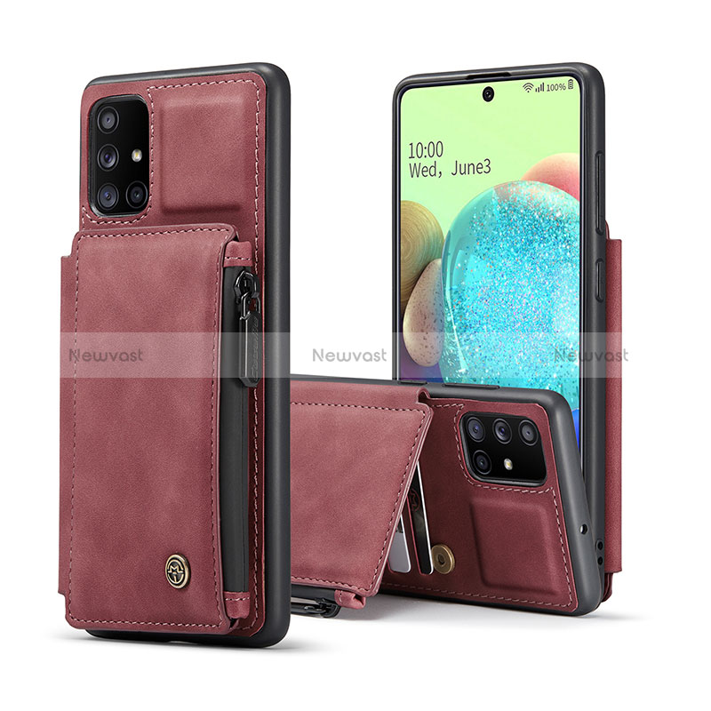 Soft Luxury Leather Snap On Case Cover C01S for Samsung Galaxy A71 5G