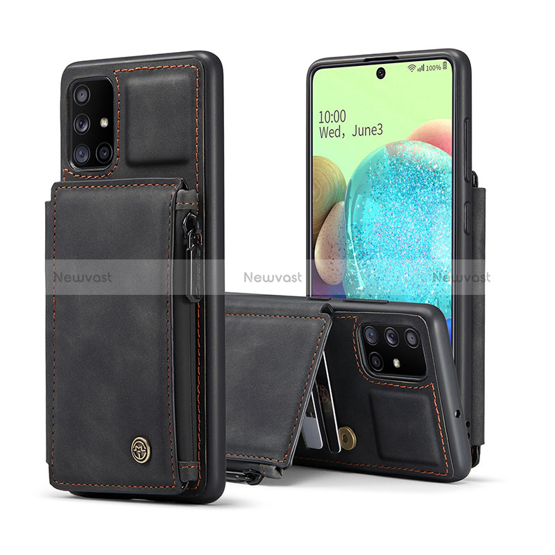 Soft Luxury Leather Snap On Case Cover C01S for Samsung Galaxy A71 5G