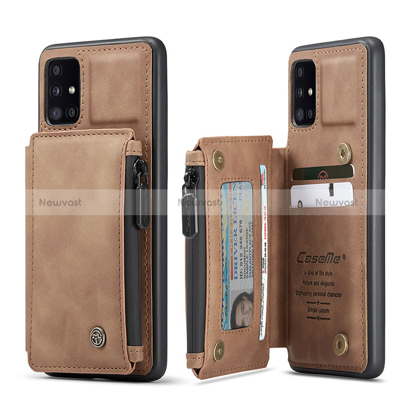 Soft Luxury Leather Snap On Case Cover C01S for Samsung Galaxy M40S