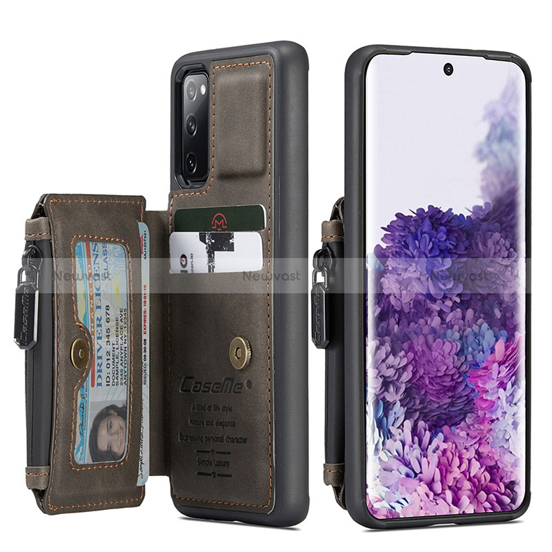 Soft Luxury Leather Snap On Case Cover C01S for Samsung Galaxy S20 FE 5G