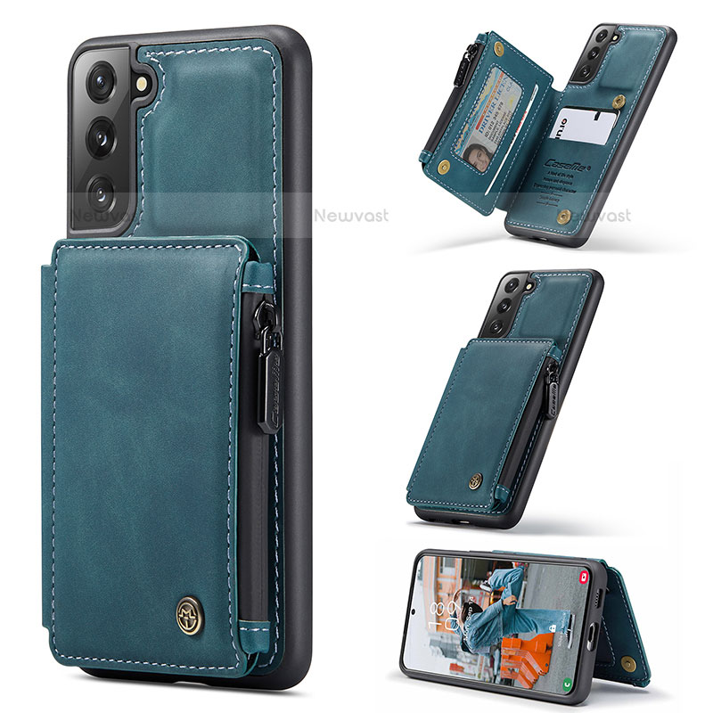 Soft Luxury Leather Snap On Case Cover C01S for Samsung Galaxy S21 FE 5G