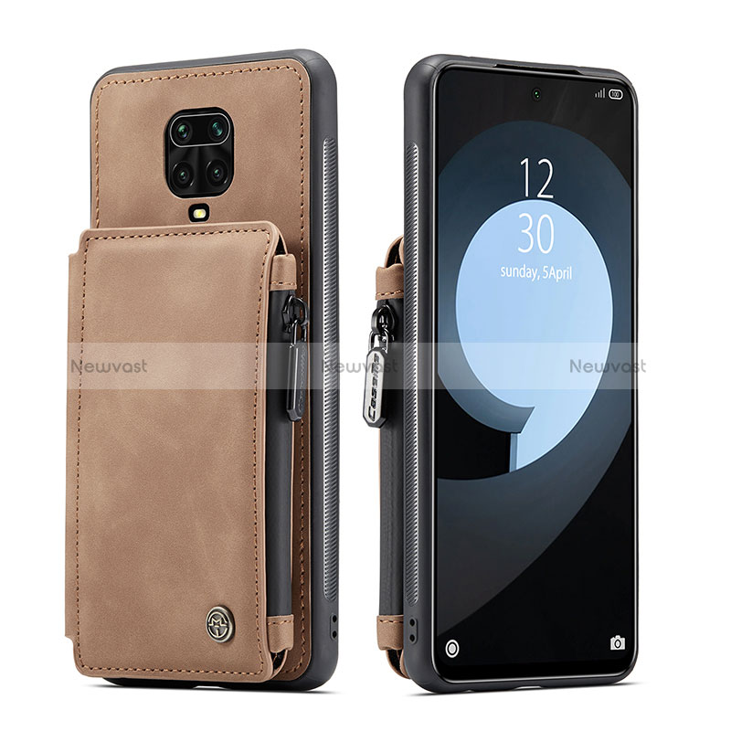 Soft Luxury Leather Snap On Case Cover C01S for Xiaomi Redmi Note 9 Pro