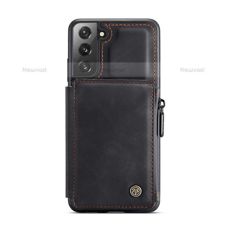Soft Luxury Leather Snap On Case Cover C02S for Samsung Galaxy S21 5G