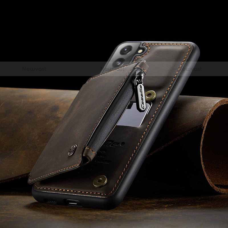 Soft Luxury Leather Snap On Case Cover C03S for Samsung Galaxy S21 Plus 5G