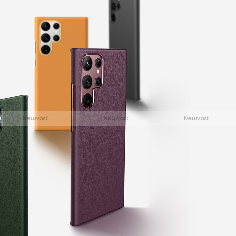 Soft Luxury Leather Snap On Case Cover C04 for Samsung Galaxy S24 Ultra 5G