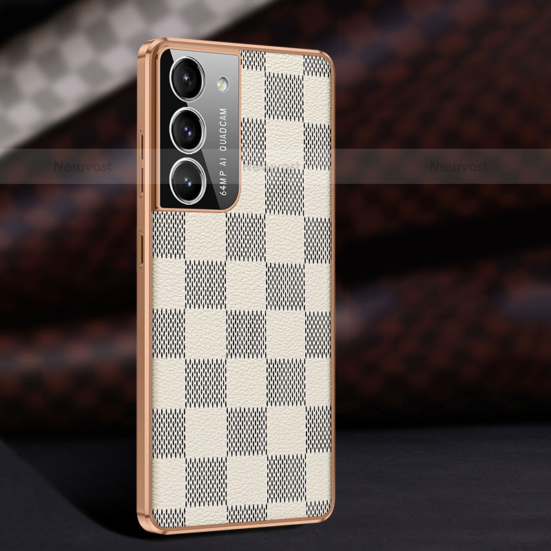 Soft Luxury Leather Snap On Case Cover C11 for Samsung Galaxy S21 Plus 5G