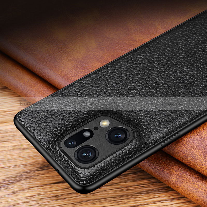 Soft Luxury Leather Snap On Case Cover DL1 for Oppo Find X5 5G