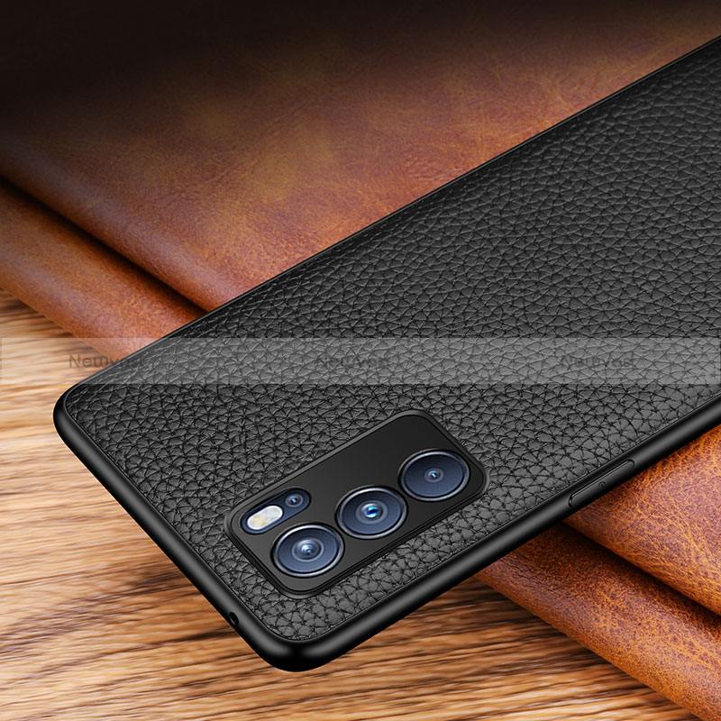 Soft Luxury Leather Snap On Case Cover DL1 for Oppo Reno6 Pro 5G India