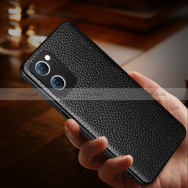 Soft Luxury Leather Snap On Case Cover DL1 for Oppo Reno7 SE 5G