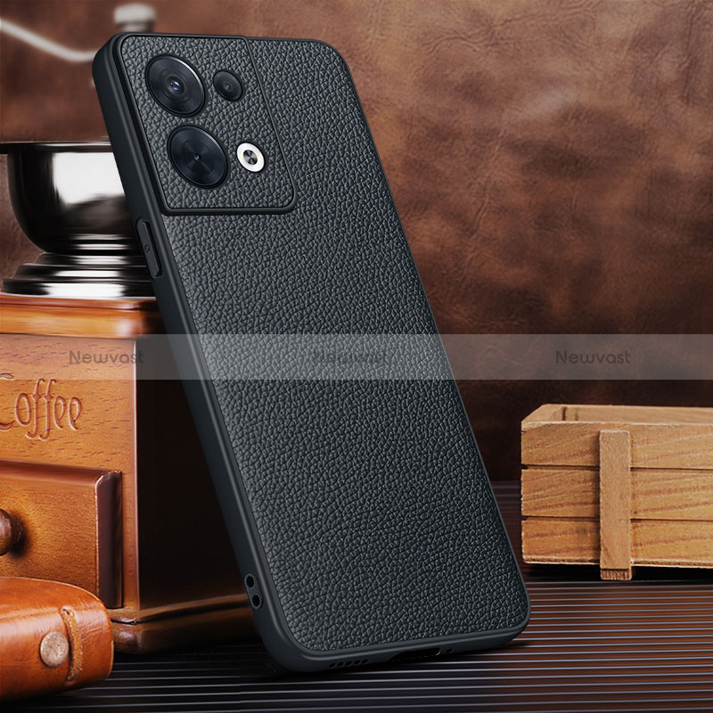 Soft Luxury Leather Snap On Case Cover DL1 for Oppo Reno9 5G