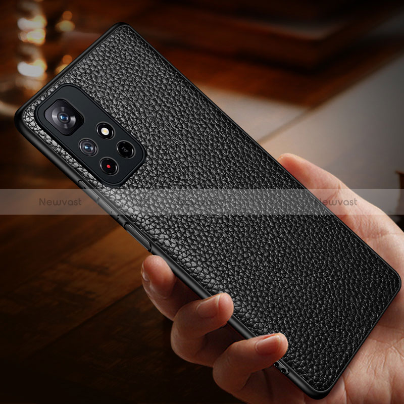 Soft Luxury Leather Snap On Case Cover DL1 for Xiaomi Redmi Note 11S 5G