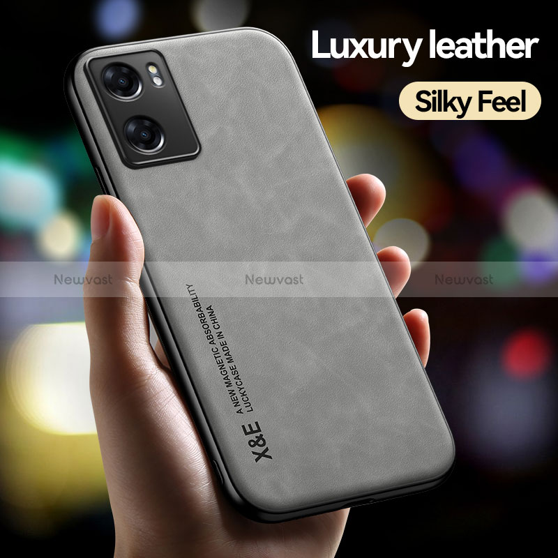 Soft Luxury Leather Snap On Case Cover DY1 for Oppo A57e
