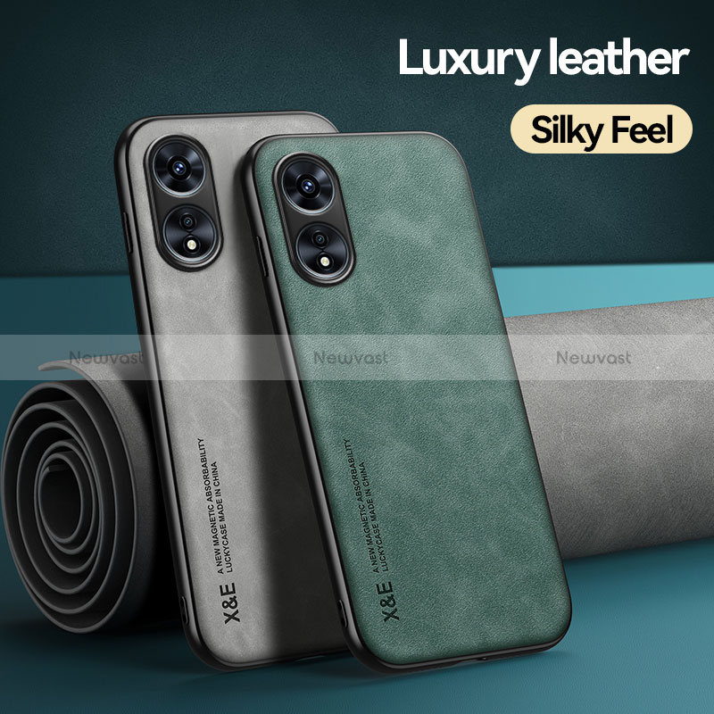 Soft Luxury Leather Snap On Case Cover DY1 for Oppo A78 5G
