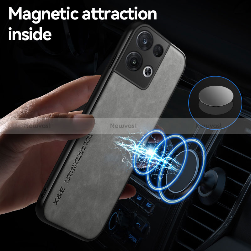 Soft Luxury Leather Snap On Case Cover DY1 for Oppo Reno8 5G