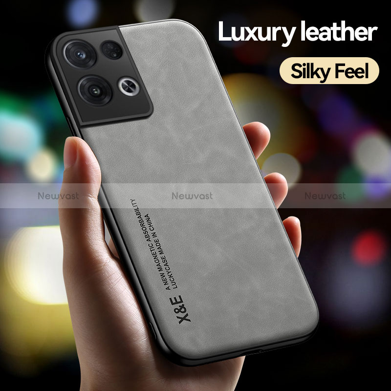 Soft Luxury Leather Snap On Case Cover DY1 for Oppo Reno8 5G