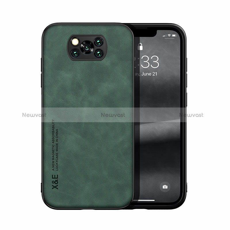 Soft Luxury Leather Snap On Case Cover DY1 for Xiaomi Poco X3 Pro Green