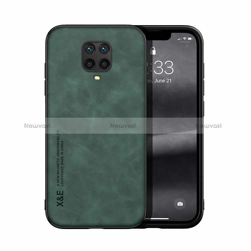 Soft Luxury Leather Snap On Case Cover DY1 for Xiaomi Redmi Note 9 Pro Green