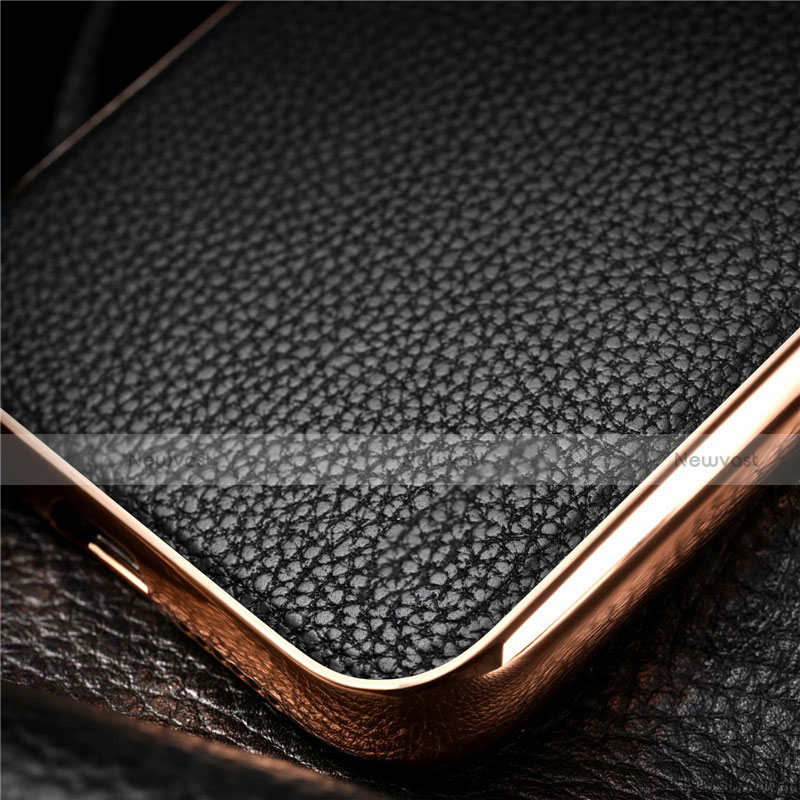 Soft Luxury Leather Snap On Case Cover for Apple iPhone 12 Mini