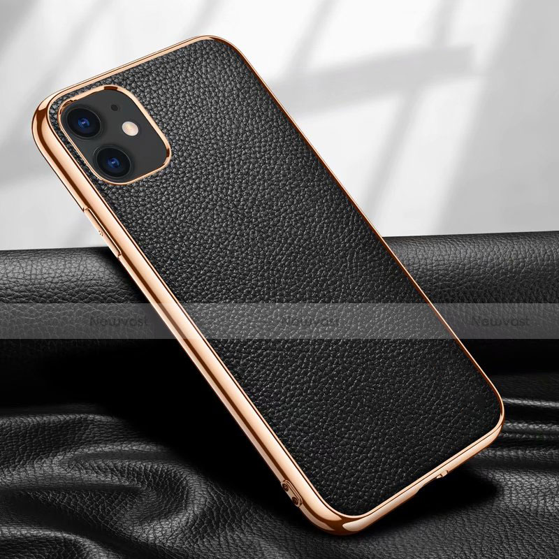 Soft Luxury Leather Snap On Case Cover for Apple iPhone 12 Mini