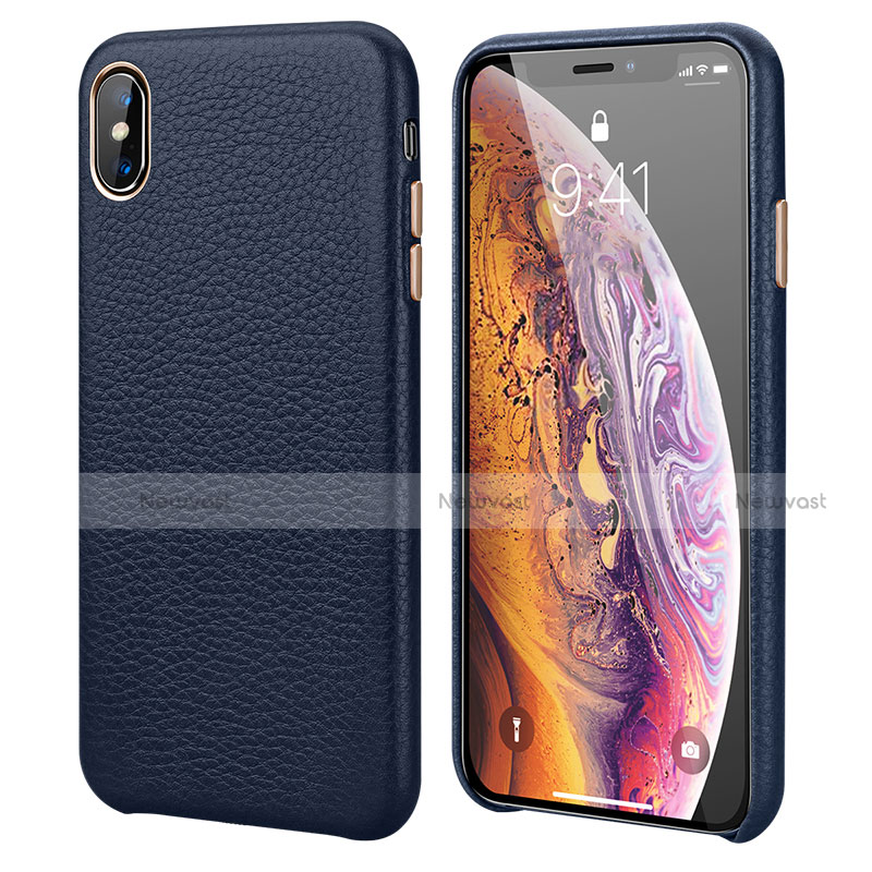 Soft Luxury Leather Snap On Case Cover for Apple iPhone XR