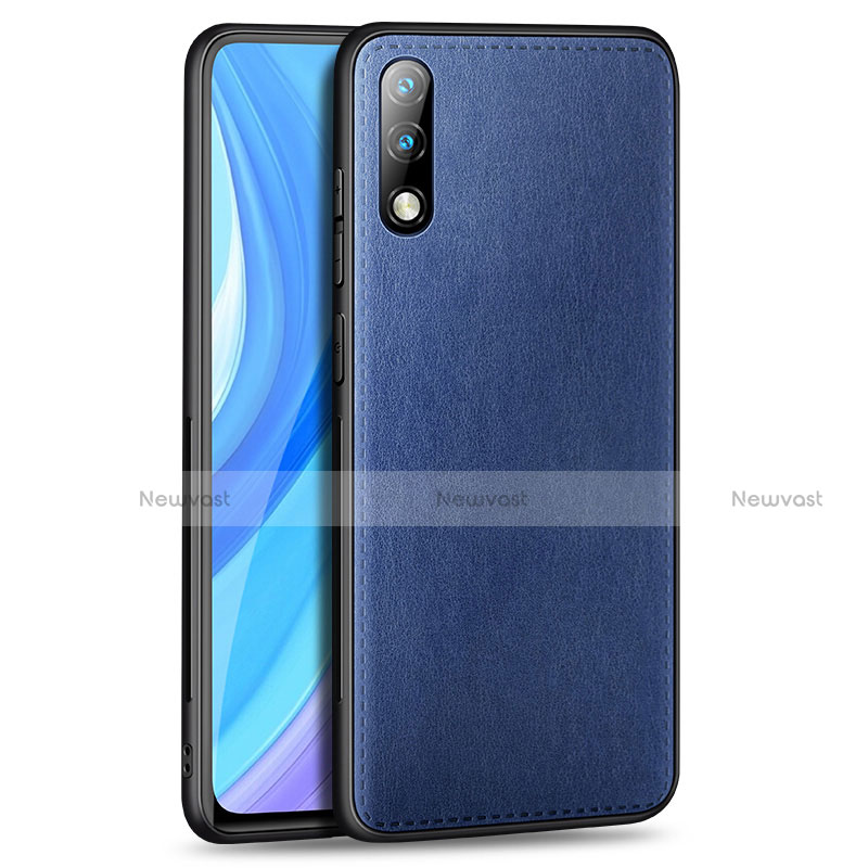 Soft Luxury Leather Snap On Case Cover for Huawei Enjoy 10