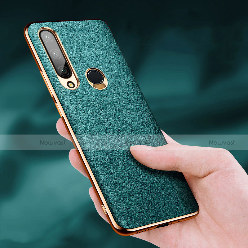 Soft Luxury Leather Snap On Case Cover for Huawei Enjoy 10 Plus
