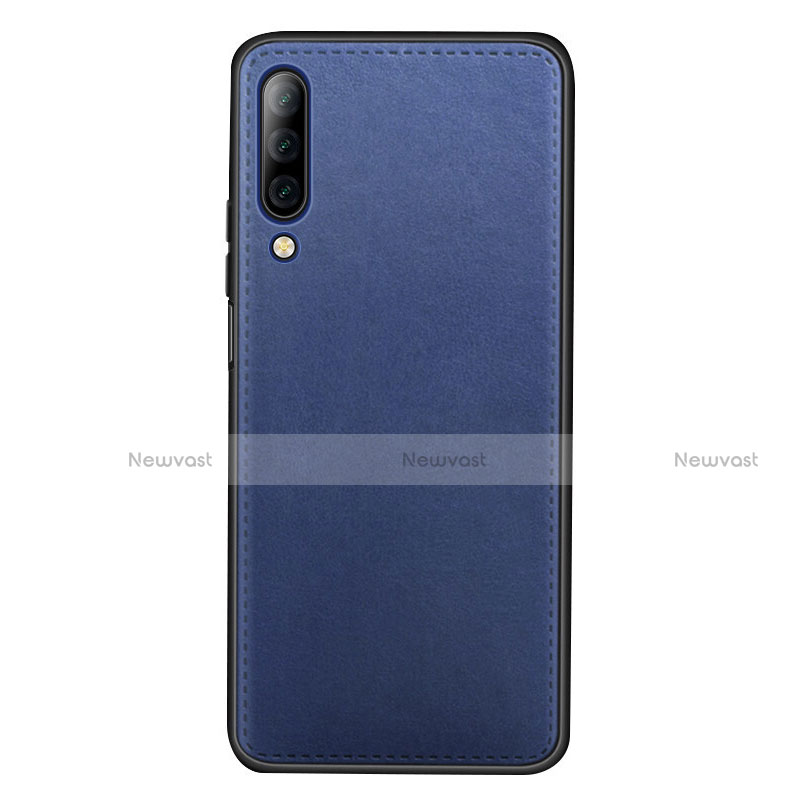 Soft Luxury Leather Snap On Case Cover for Huawei Honor 9X Pro Blue