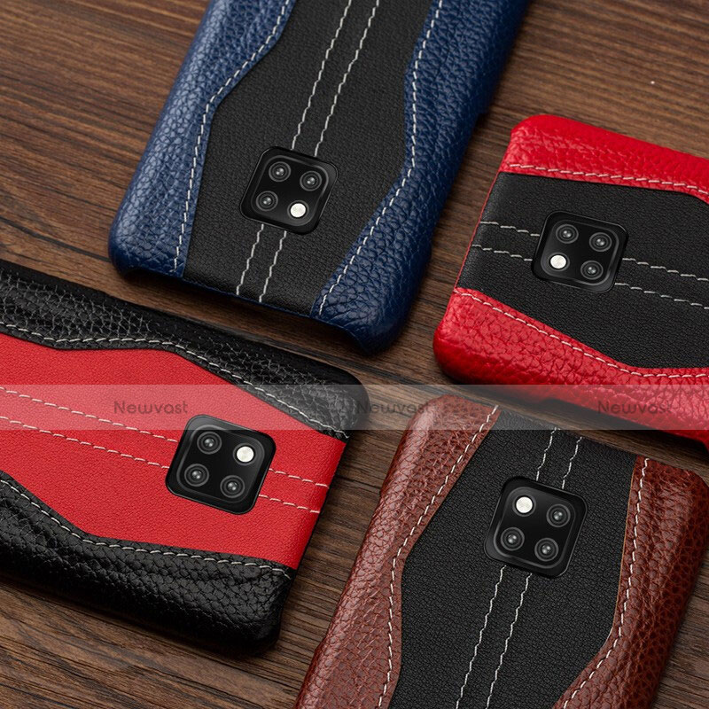 Soft Luxury Leather Snap On Case Cover for Huawei Mate 20 RS