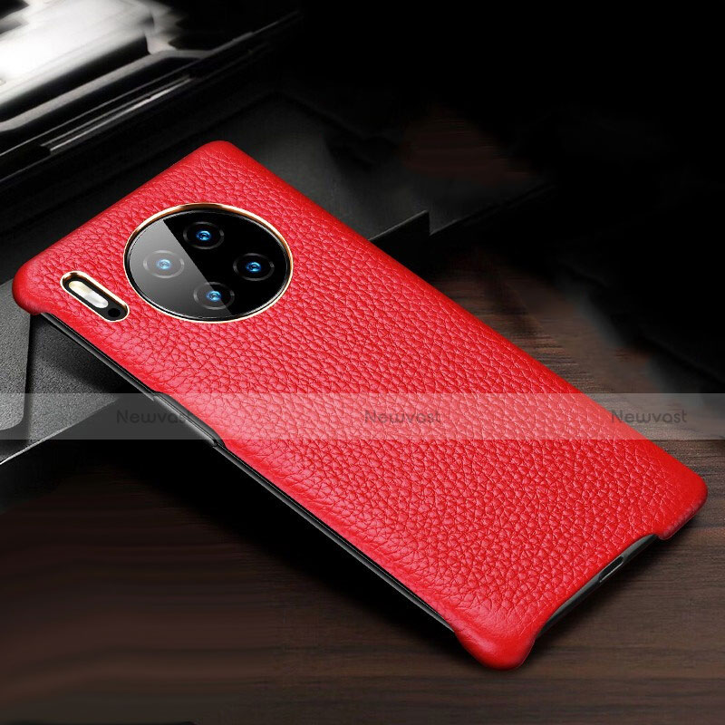 Soft Luxury Leather Snap On Case Cover for Huawei Mate 30